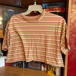 Arizona Jean Co. Orange, Green, and Red Crop top